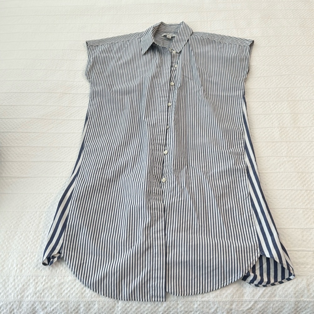 Madwell Buttom Down Striped Shirt Dress
